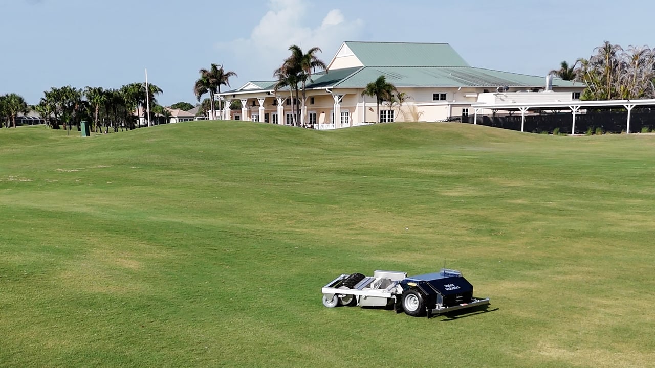 Pointe West Golf Club in Florida Range Picker Installation