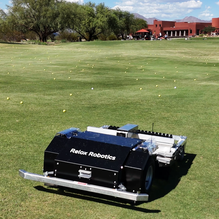 Relox Robotics Range Picker collecting balls at Talking Stick